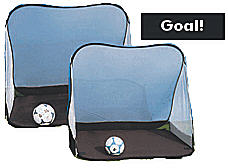 Pop up soccer goals