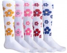 flowers soccer socks